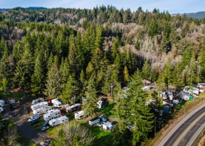 Salmon River RV Park in Otis Oregon